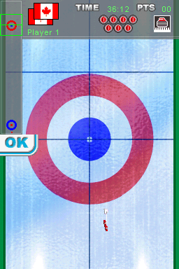 Screenshot Nippon Curling Kyoukai Kounin: Minna no Curling DS