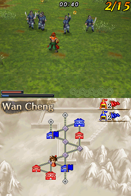 Screenshot Dynasty Warriors DS : Fighter's Battle
