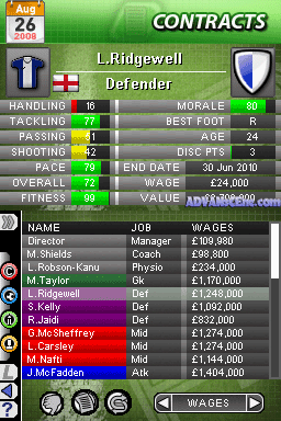 Screenshot Football Director Ds