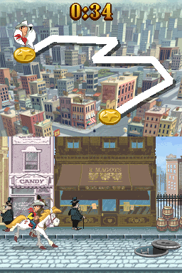Screenshot Lucky Luke : Tous à l'Ouest