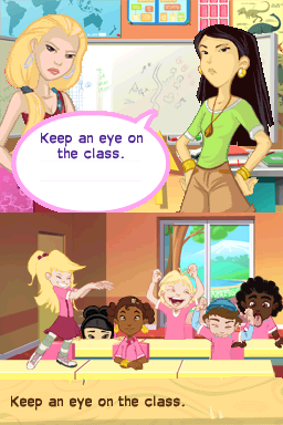 Screenshot Léa Passion Maîtresse d'Ecole : Classe Verte