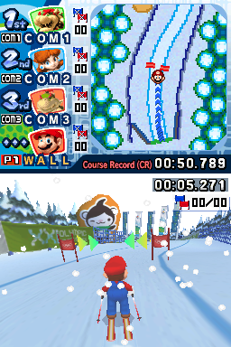 Screenshot Mario & Sonic Aux Jeux Olympiques D'hiver