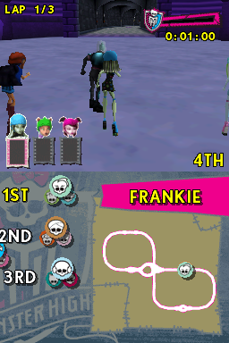 Screenshot Monster High : Course de Rollers Incroyablement Monstrueuse