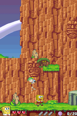Screenshot Bob l'Eponge et ses Amis : Attaque sur l'Ile du Volcan