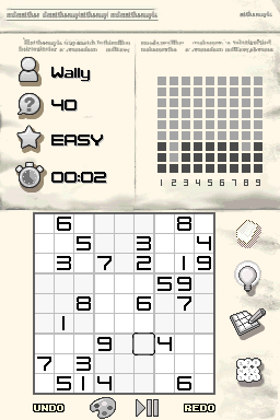 Screenshot Platinum Sudoku