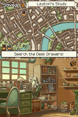 Screenshot Professeur Layton et la Boite de Pandore