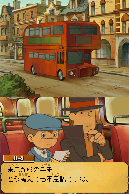 Screenshot Professeur Layton et le Destin Perdu