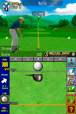 Screenshot Nintendo Touch Golf - Birdie Challenge