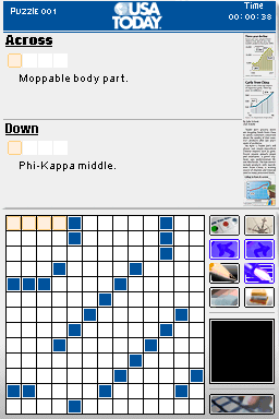 Screenshot Usa Today Crossword Challenge