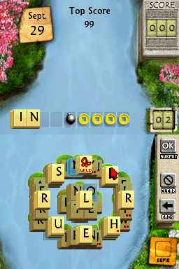 Screenshot Tele 7 Jeux Inedits : WordJong