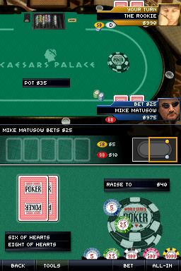 Screenshot World Series of Poker 2008 : Battle for the Bracel