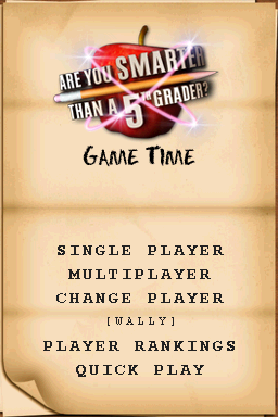 Screenshot Are You Smarter Than A 5th Grader - Game Time