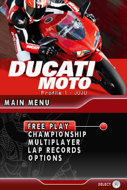 Screenshot Ducati Moto