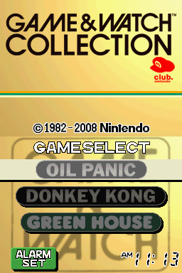 Screenshot Game & Watch Collection