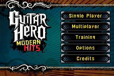 Screenshot Guitar Hero - On Tour - Modern Hits