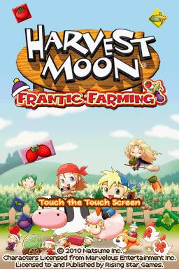 Screenshot Harvest Moon - Frantic Farming