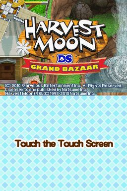 Screenshot Harvest Moon DS - Grand Bazaar