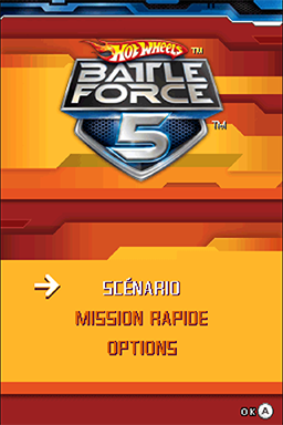 Screenshot Hot Wheels : Battle Force 5