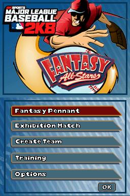 Screenshot Major League Baseball 2k8 Fantasy All-stars