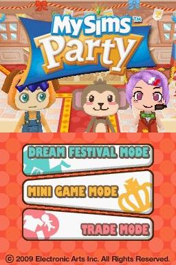 Screenshot MySims - Party