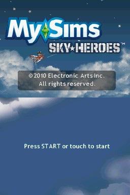 Screenshot Mysims Skyheroes