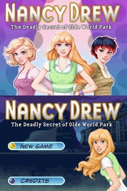 Screenshot Nancy Drew - The Deadly Secret Of Olde World Park