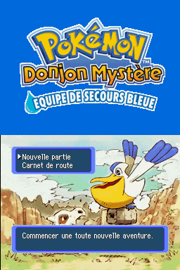 Screenshot Pokémon Donjon Mystère : Équipe de Secours Bleue