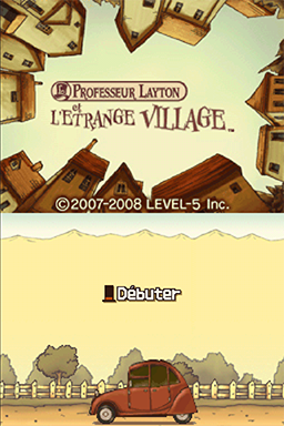 Screenshot Professeur Layton et l'Étrange Village