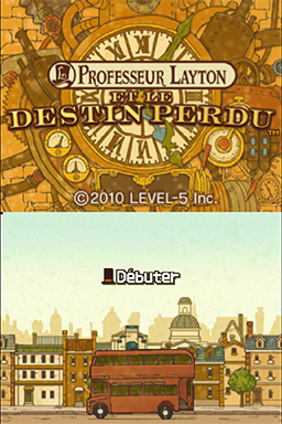 Screenshot Professeur Layton et le Destin Perdu