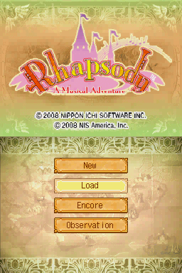 Screenshot Rhapsody : A Musical Adventure