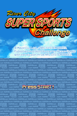 Screenshot Kunio-kun no Chou Nekketsu! - Daiundoukai