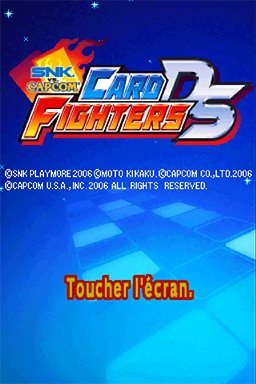 Screenshot SNK vs. Capcom: Card Fighters DS