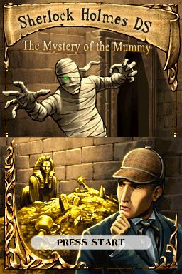 Screenshot Sherlock Holmes DS : Le Mystère De La Momie