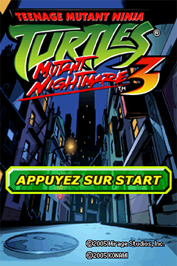 Screenshot Teenage Mutant Ninja Turtles 3 : Mutant Nightmare