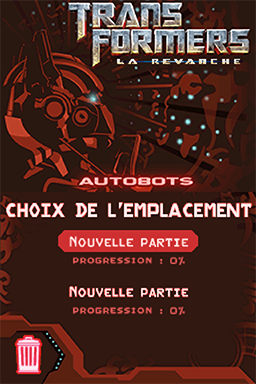 Screenshot Transformers : La Revanche - Autobots