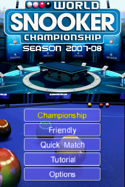 Screenshot World Snooker Championship Season 2007-08
