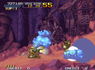 Screenshot Metal Slug X : Super Vehicle-001