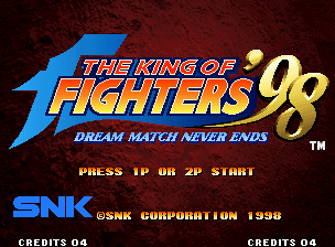 Screenshot The King of Fighters '98 : Dream Match Never Ends (NGM-2420)