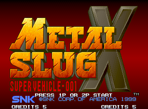 Screenshot Metal Slug X : Super Vehicle-001