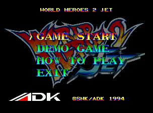 Screenshot World Heroes 2 Jet