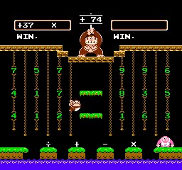 Screenshot Donkey Kong Jr. Math