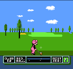 Screenshot NES Open Tournament Golf