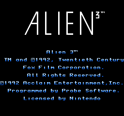 Screenshot Alien 3