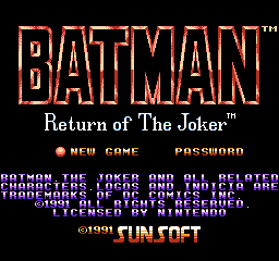 Screenshot Batman : Return of the Joker