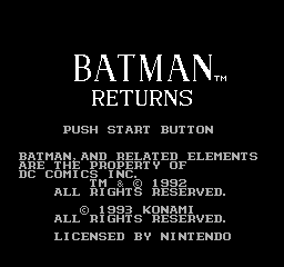 Screenshot Batman Returns