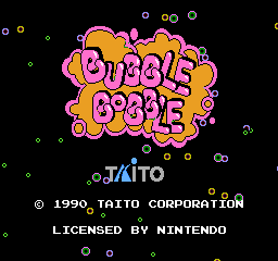 Screenshot Bubble Bobble