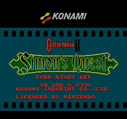 Screenshot Castlevania II : Simon's Quest