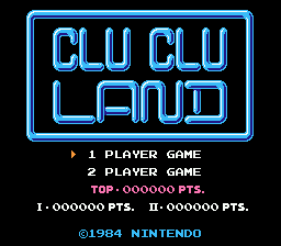 Screenshot Clu Clu Land