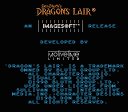 Screenshot Dragon's Lair