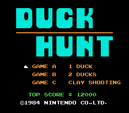 Screenshot Duck Hunt
